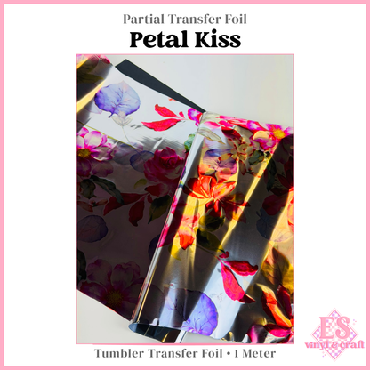 Petal Kiss - Partial Transfer Foil - 1 Metre