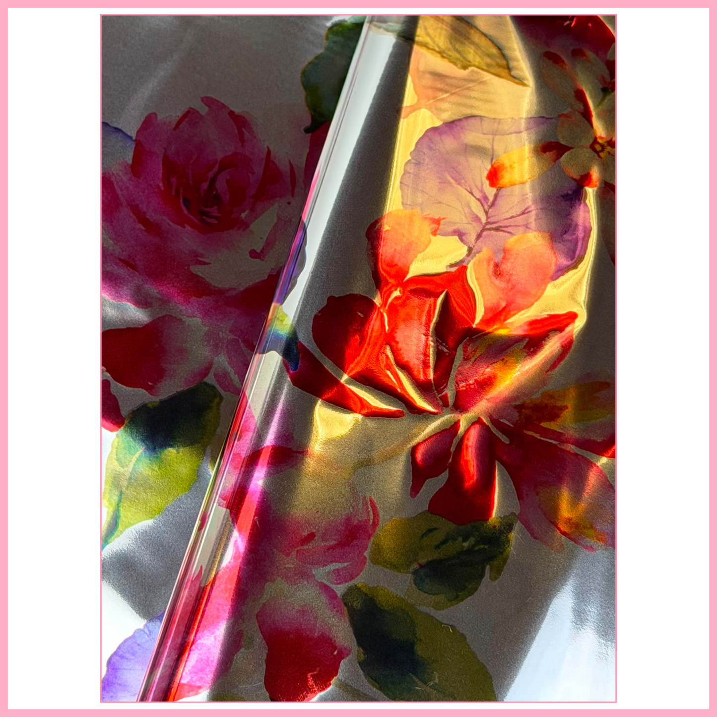 Petal Kiss - Partial Transfer Foil - 1 Metre