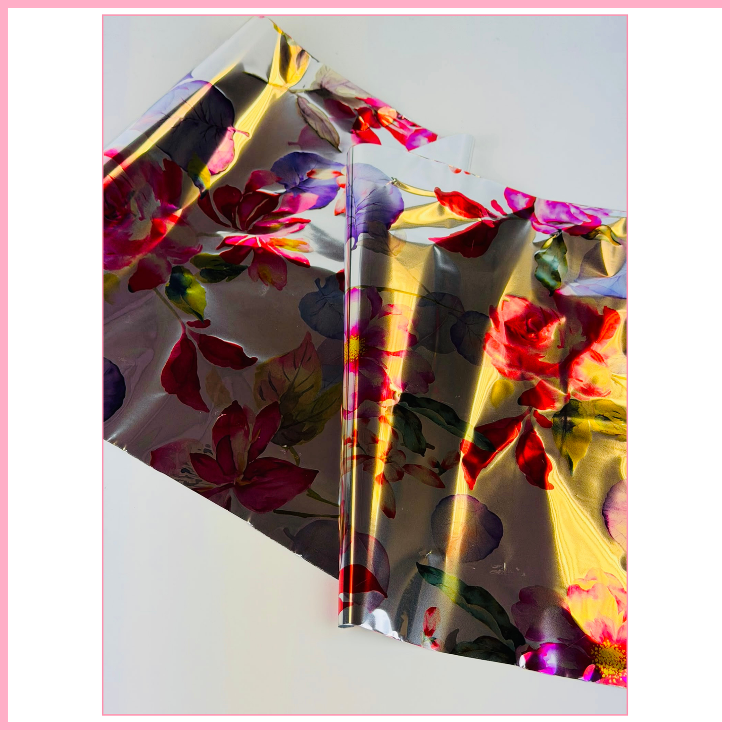 Petal Kiss - Partial Transfer Foil - 1 Metre
