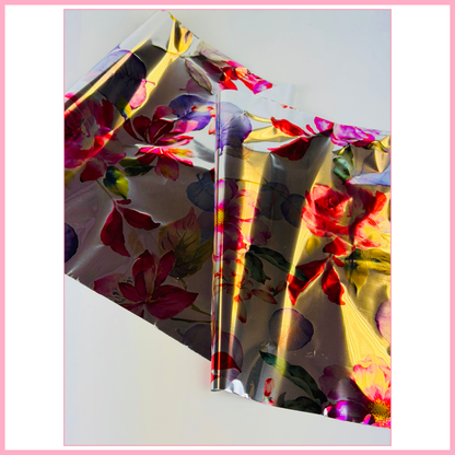 Petal Kiss - Partial Transfer Foil - 1 Metre