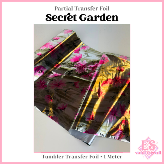 Secret Garden - Partial Transfer Foil - 1 Metre