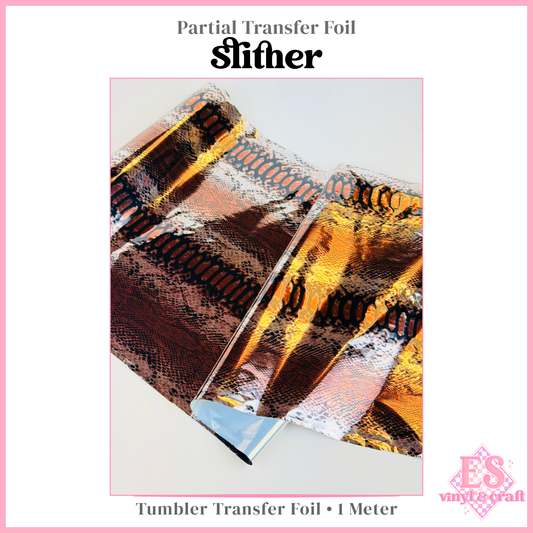 Slither - Partial Transfer Foil - 1 Metre