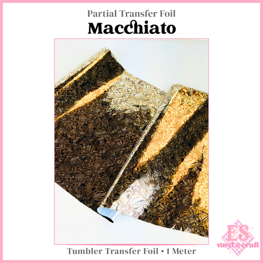 Macchiato - Partial Transfer Foil - 1 Metre