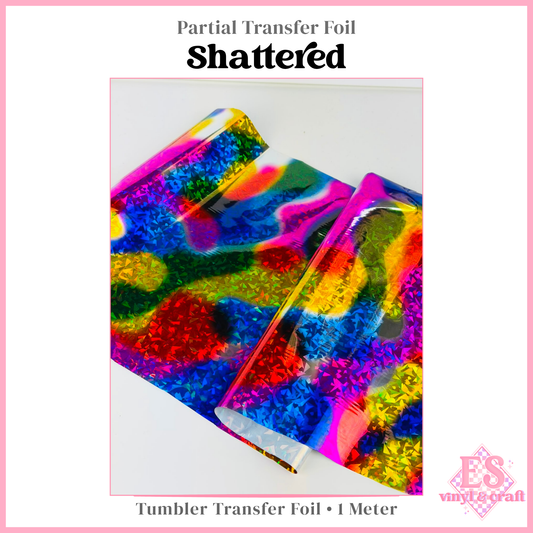 Shattered - Partial Transfer Foil - 1 Metre