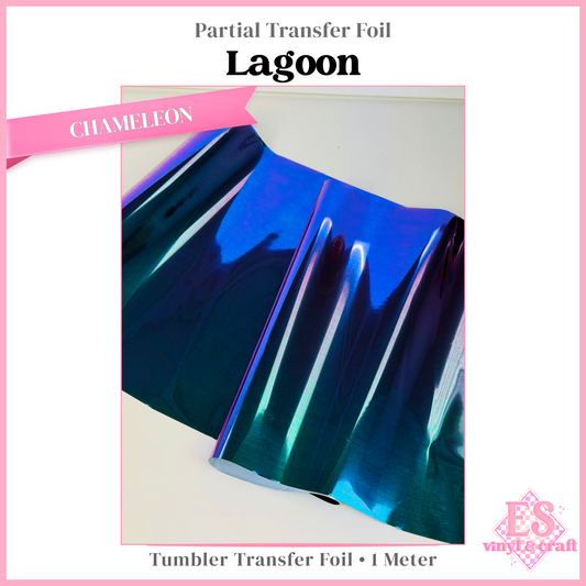 Lagoon - Partial Transfer Foil - 1 Metre