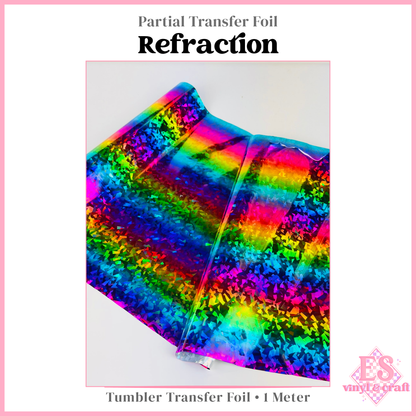 Refraction - Partial Transfer Foil - 1 Metre