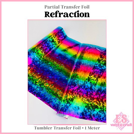 Refraction - Partial Transfer Foil - 1 Metre