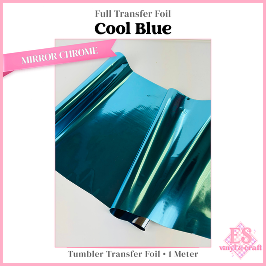 Cool Blue - Full Transfer Foil - 1 Metre