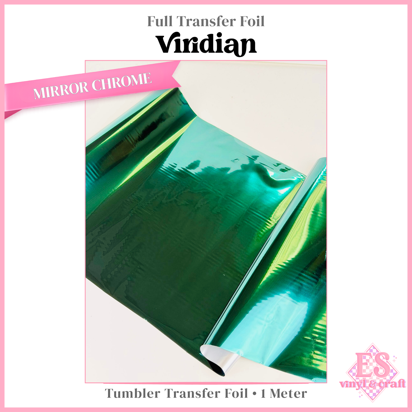 Viridian - Full Transfer Foil - 1 Metre