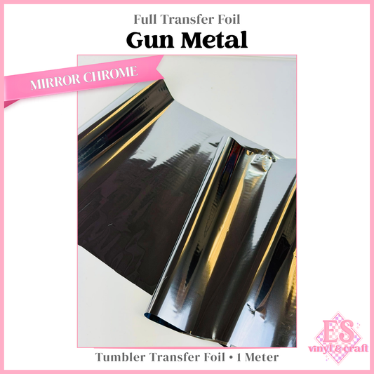 Gun Metal - Full Transfer Foil - 1 Metre