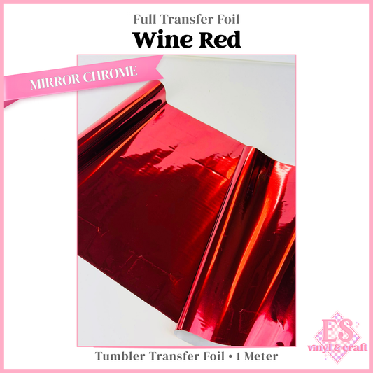 Wine Red - Full Transfer Foil - 1 Metre