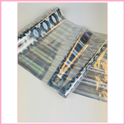Moonlit Silver - Full Transfer Foil - 1 Metre