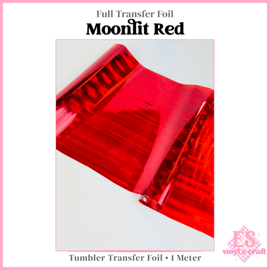 Moonlit Red - Full Transfer Foil - 1 Metre
