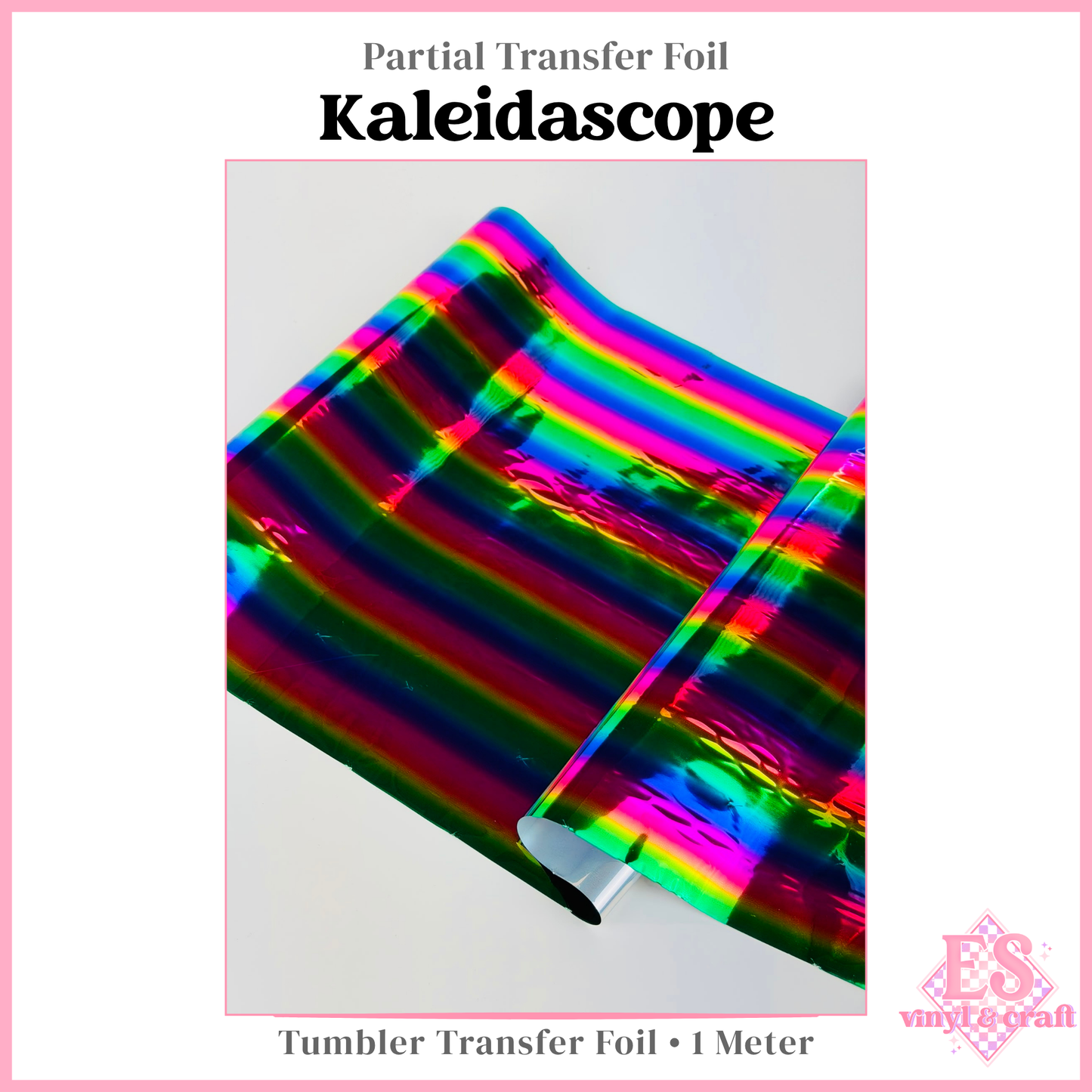 Kaleidoscope - Partial Transfer Foil - 1 Metre