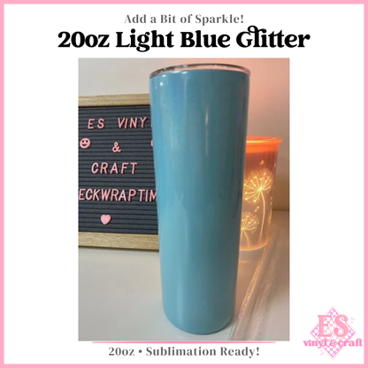 20oz Glitter Sublimation Tumbler