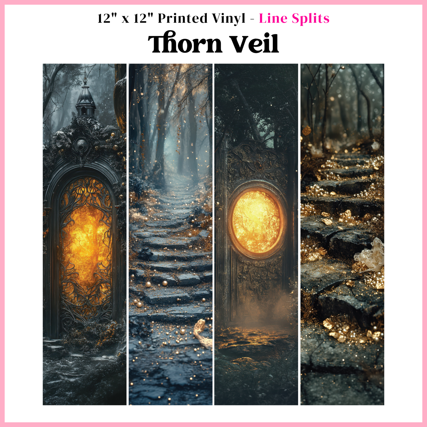 Thorn Veil - Line Split - 12" x 12" Sheet