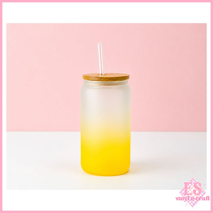 16oz Frosted Ombre Sublimation Glass