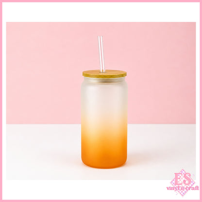 16oz Frosted Ombre Sublimation Glass