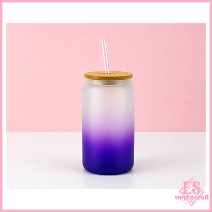 16oz Frosted Ombre Sublimation Glass