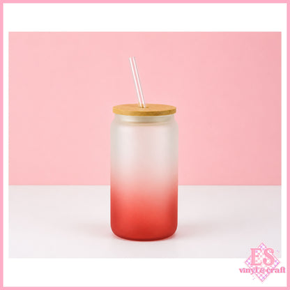 16oz Frosted Ombre Sublimation Glass