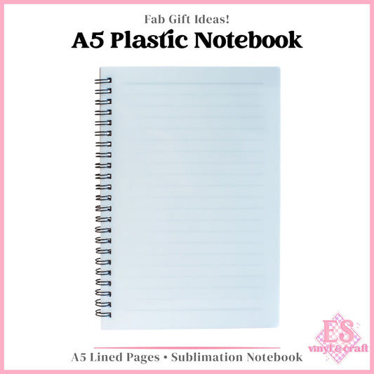 A5 Plastic Notebook Sublimation