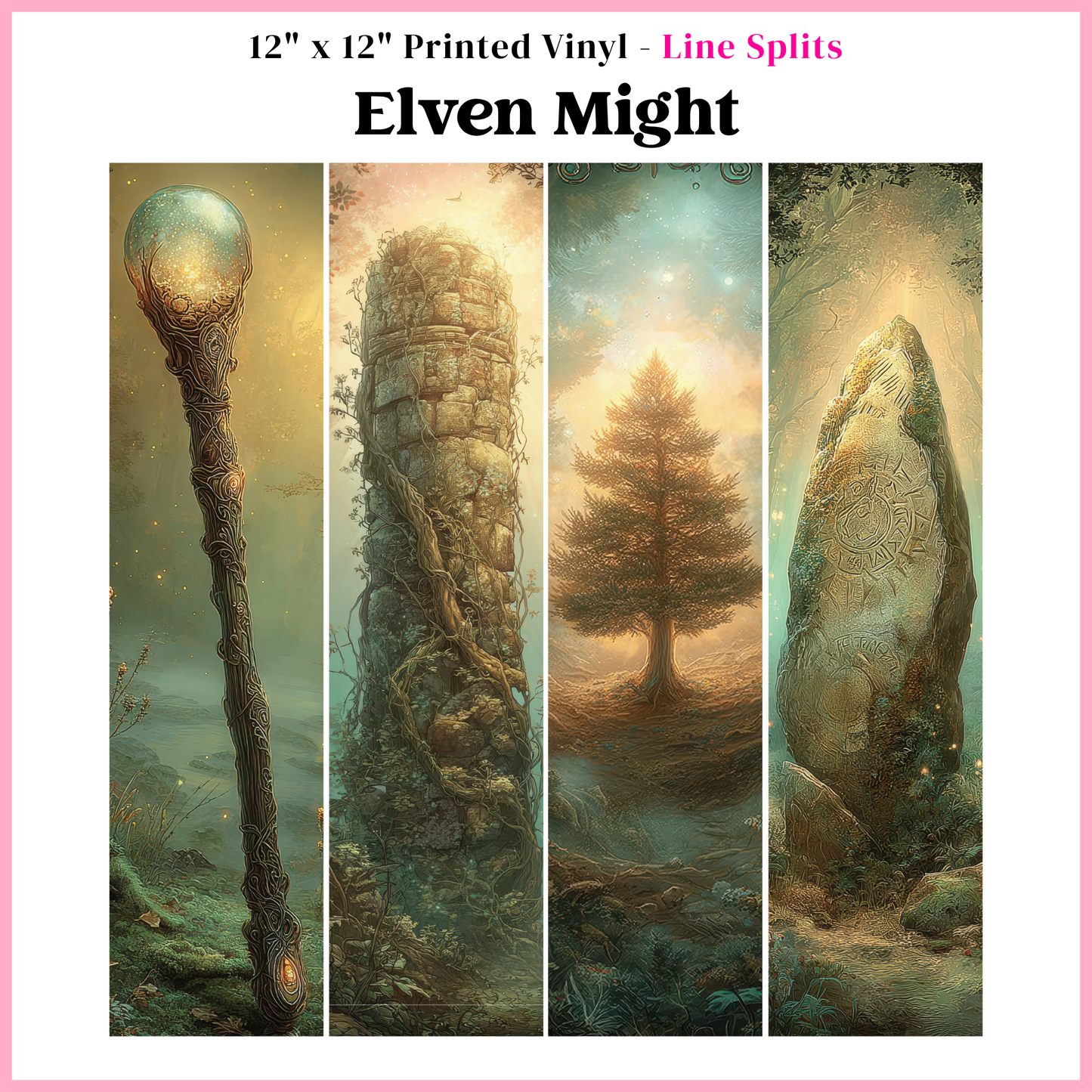 Elven Might - Line Split - 12" x 12" Sheet