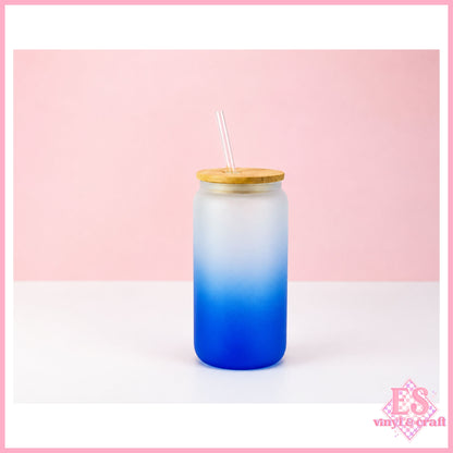 16oz Frosted Ombre Sublimation Glass