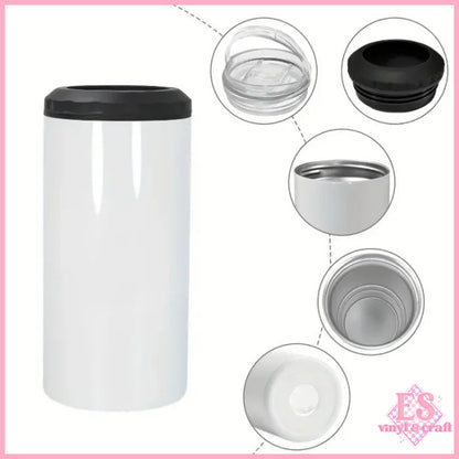 16oz 2 in 1 Sublimation Tumbler & Drinks Cooler