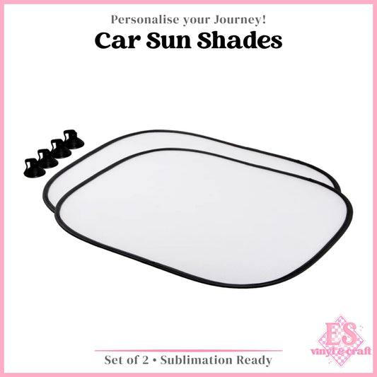 Car Sun Shades Sublimation (Pack of 2)