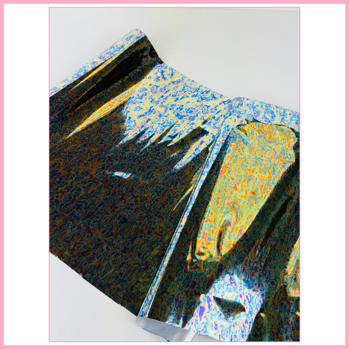 Oil Slick - Partial Transfer Foil - 1 Metre
