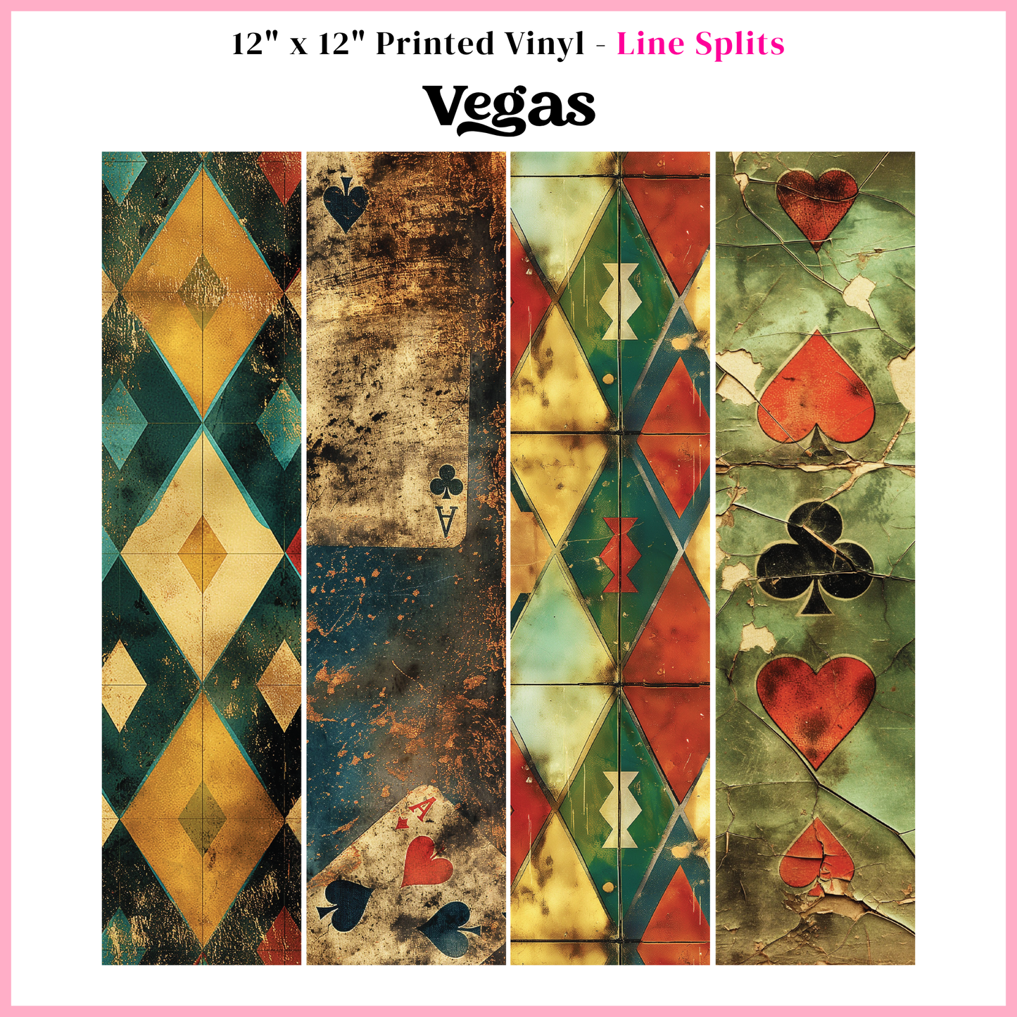 Vegas - Line Split - 12" x 12" Sheet