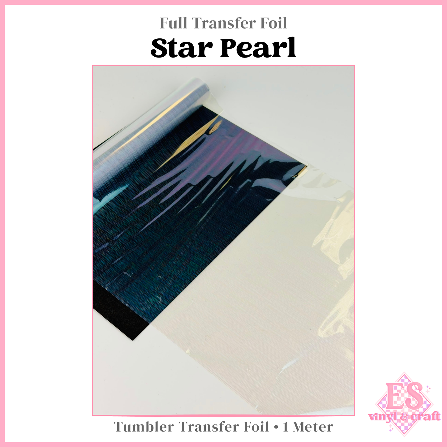Star Pearl - Full Transfer Foil - 1 Metre