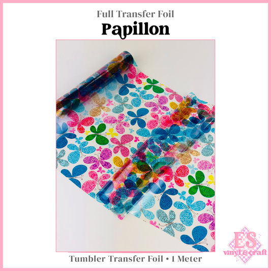 Papillon - Full Transfer Foil - 1 Metre