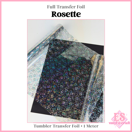 Rosette - Full Transfer Foil - 1 Metre