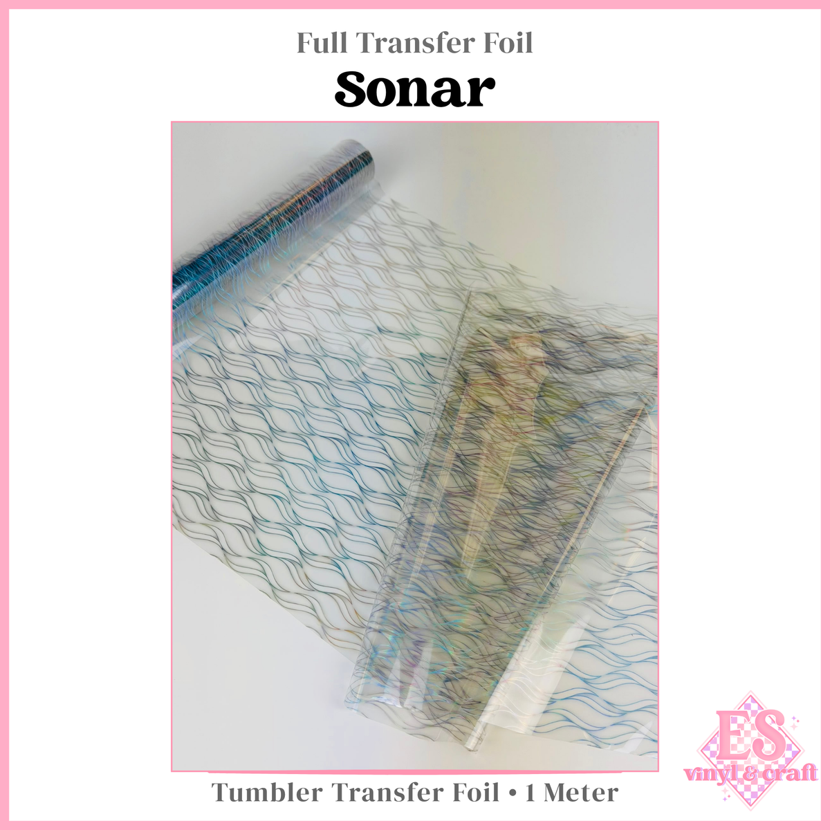Sonar - Full Transfer Foil - 1 Metre