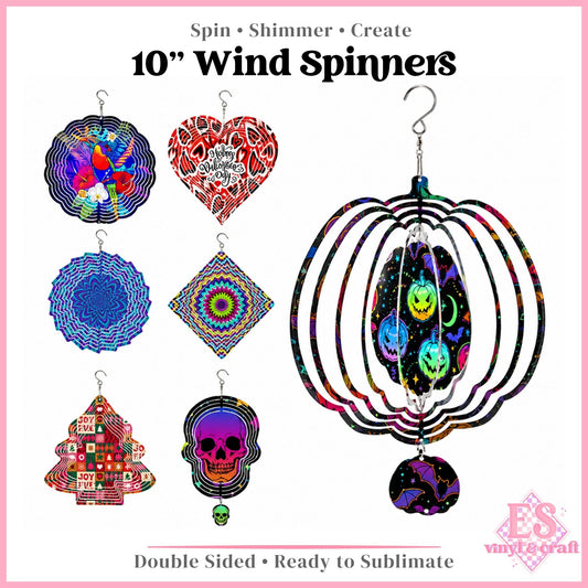 Wind Spinner Double Sided 10" Sublimation