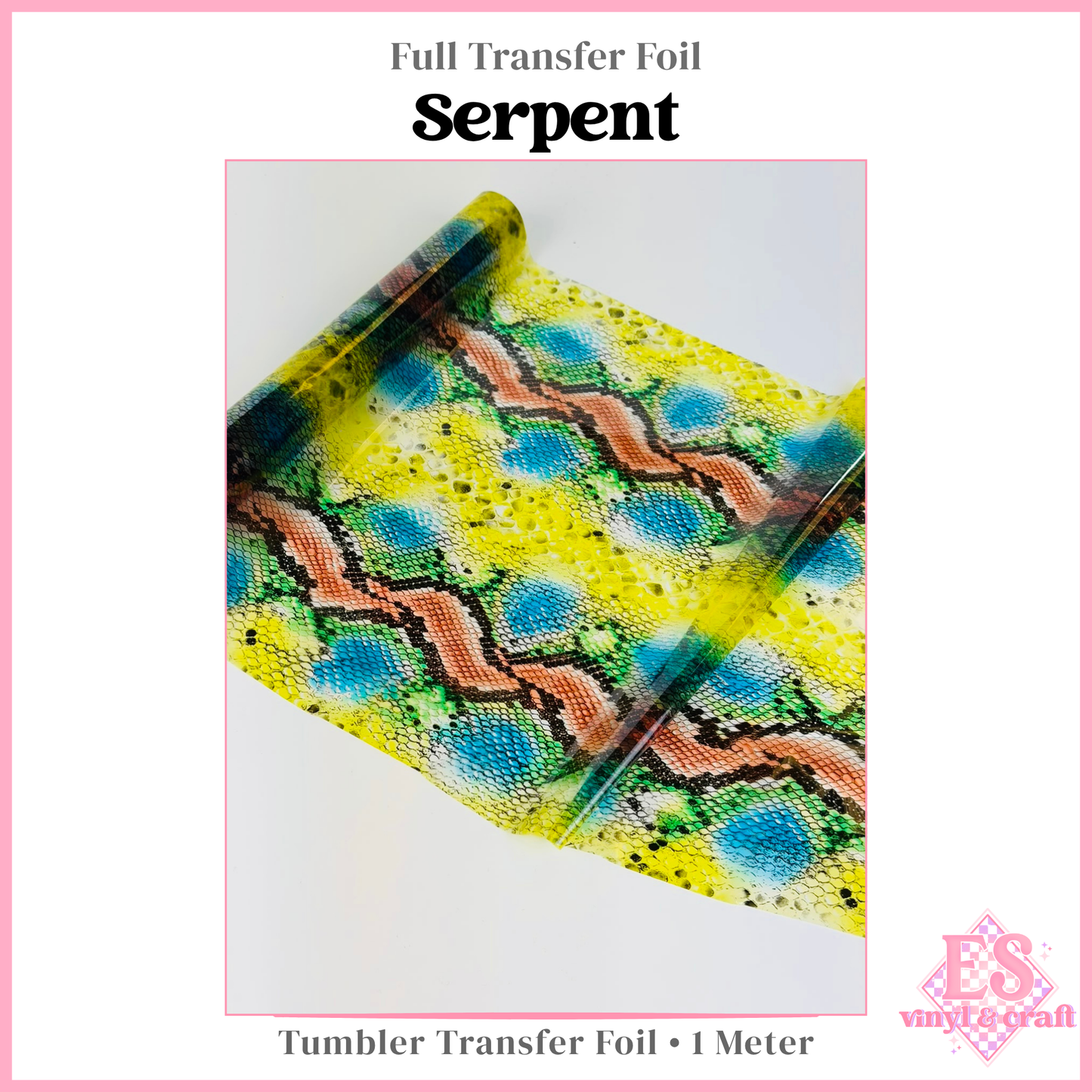 Serpent - Full Transfer Foil - 1 Metre