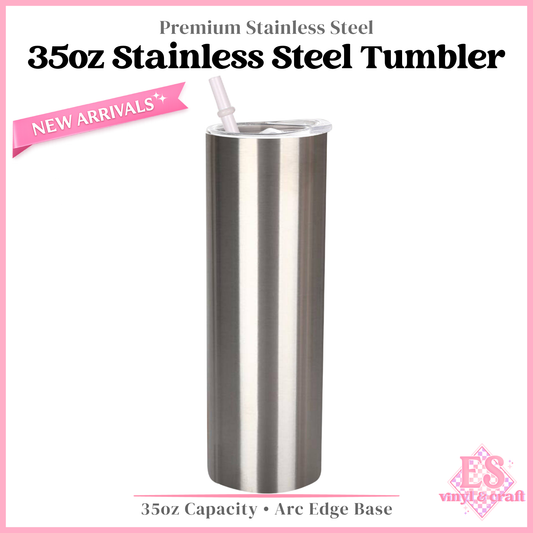 35oz Stainless Steel Tumbler (None Sublimation)