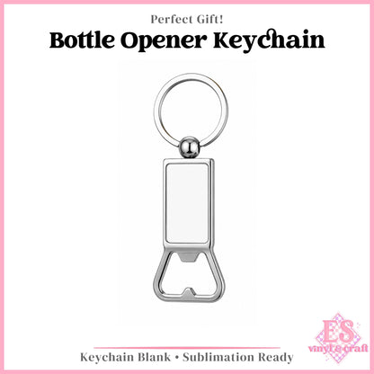 Bottle Opener Sublimation Keychain