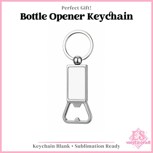 Bottle Opener Sublimation Keychain