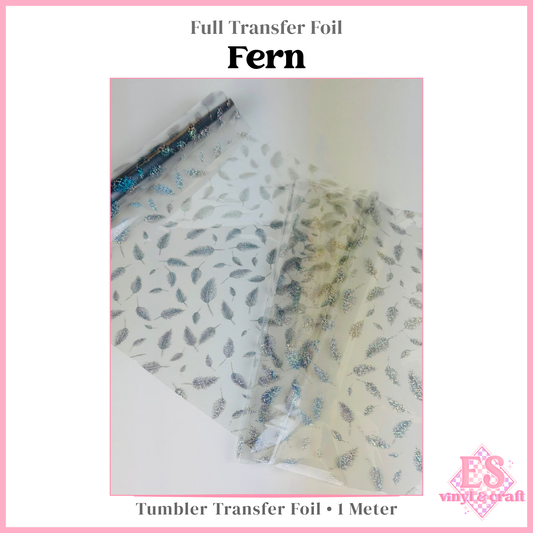 Fern - Full Transfer Foil - 1 Metre