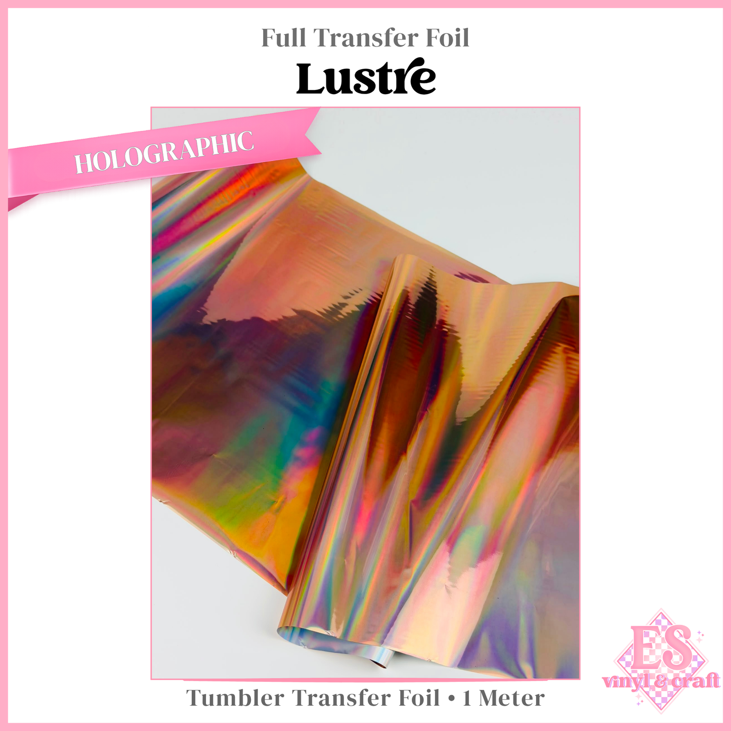 Lustre - Full Transfer Foil - 1 Metre