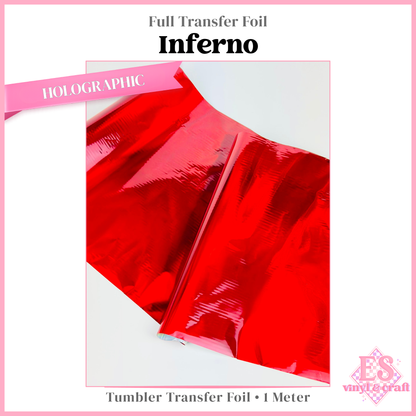 Inferno - Full Transfer Foil - 1 Metre