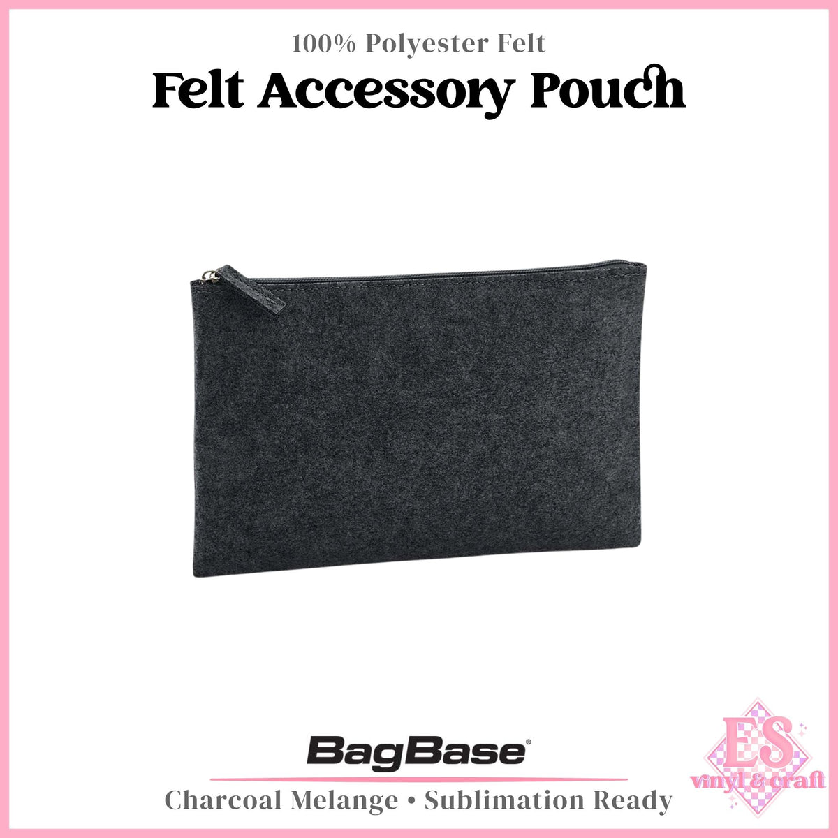 BagBase Felt Accessory Pouch