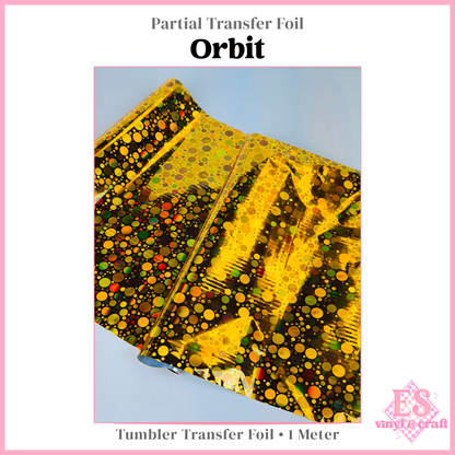 Orbit - Partial Transfer Foil - 1 Metre