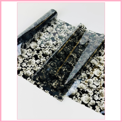 Obsidian Bloom - Full Transfer Foil - 1 Metre