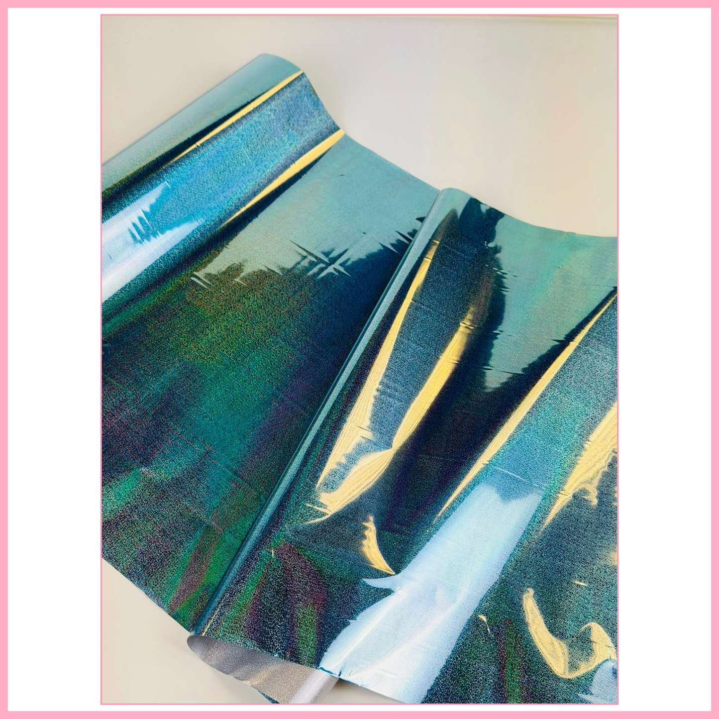 Aqua Mermaid - Partial Transfer Foil - 1 Metre