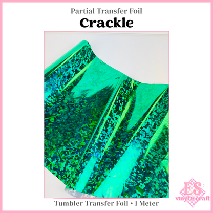 Crackle - Partial Transfer Foil - 1 Metre