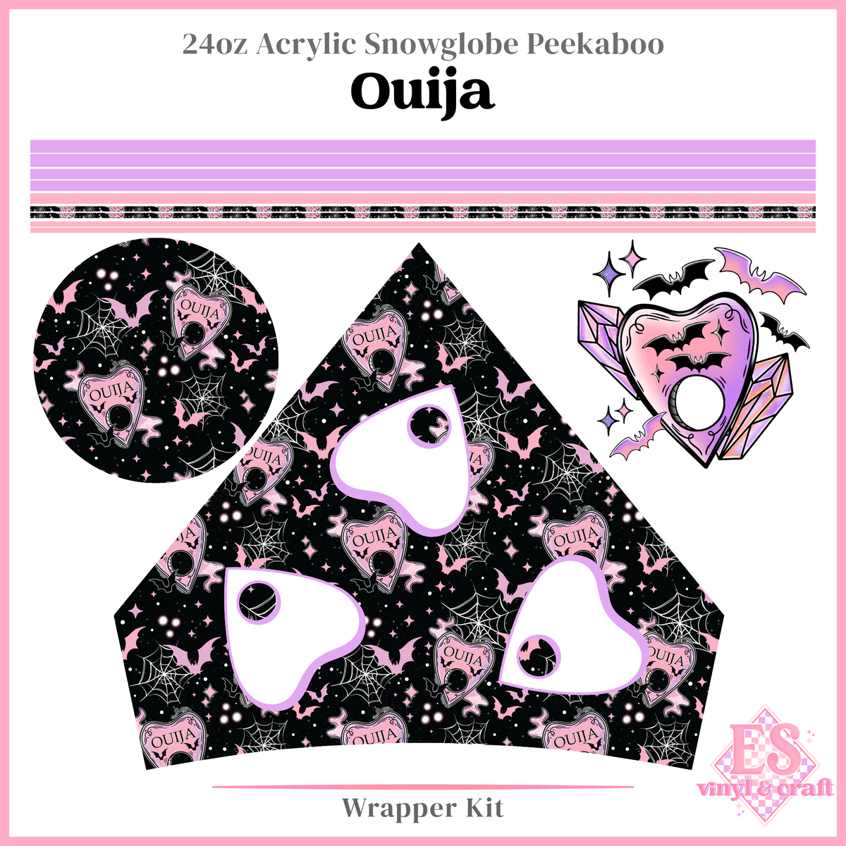 Ouija - 24oz Snowglobe Wrapper Kit