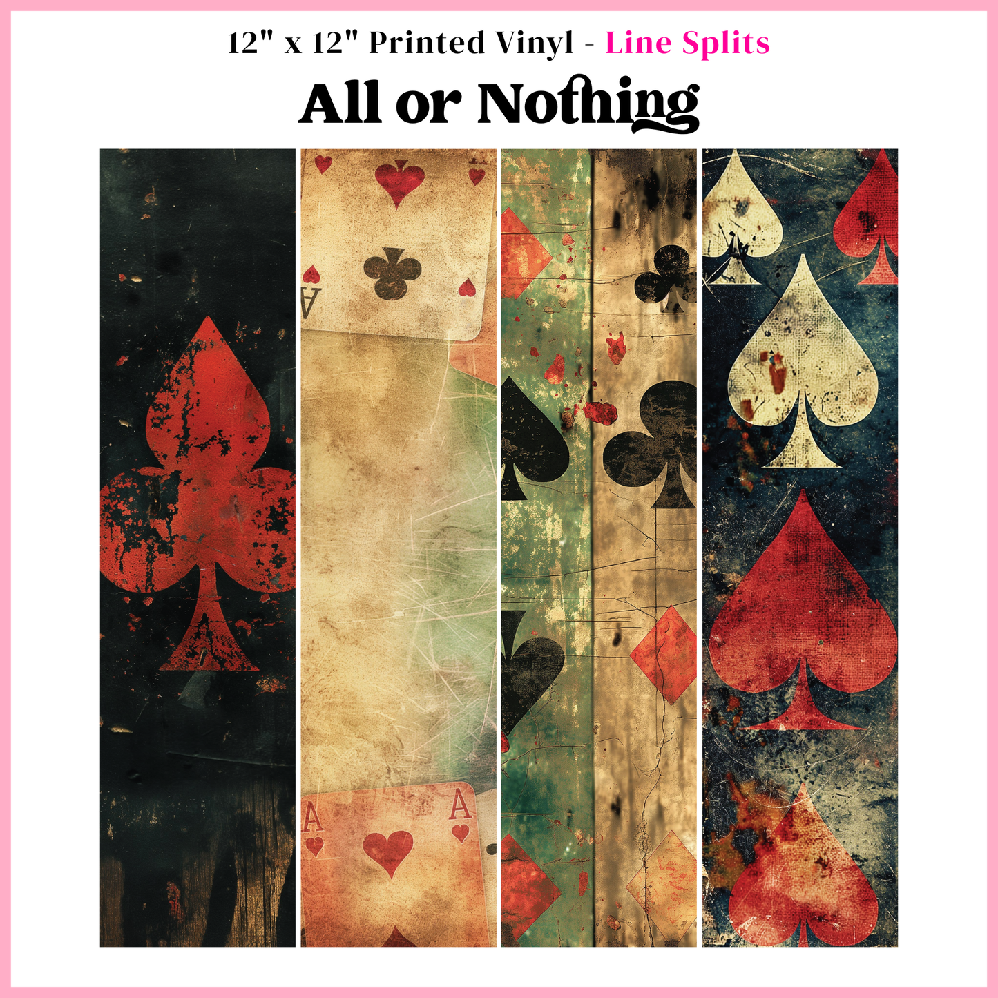 All Or Nothing - Line Split - 12" x 12" Sheet